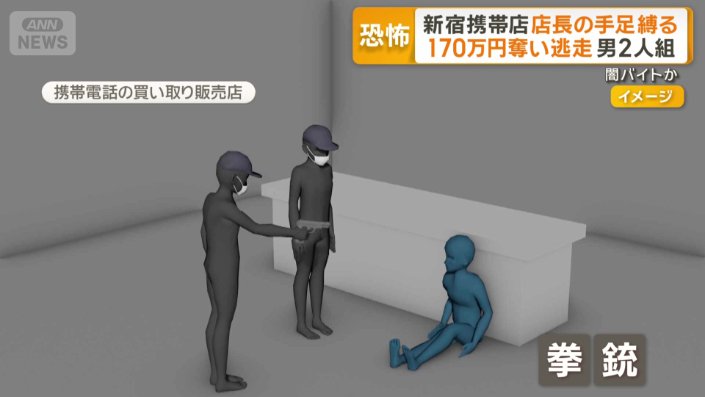 店長の顔を殴り…