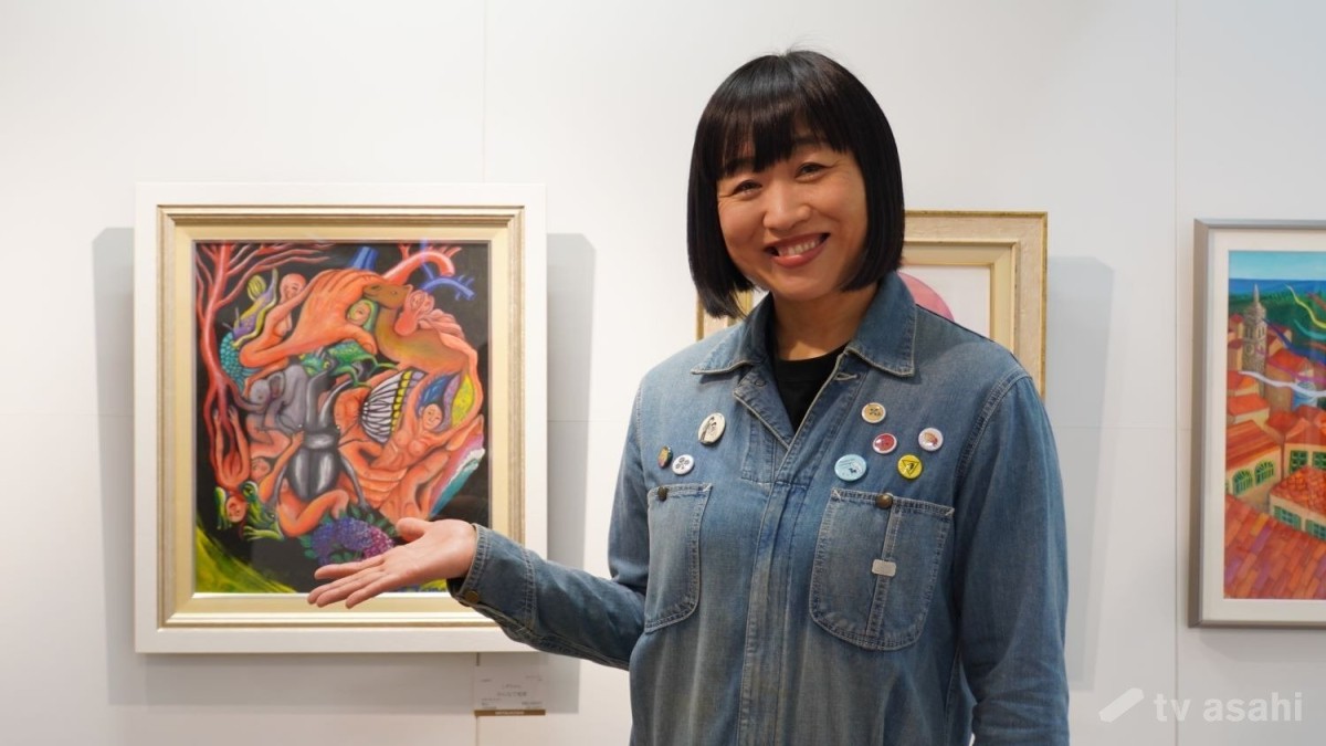 「南海キャンディーズ」しずちゃん、アートフェアに相方・山ちゃんモデルの法廷画を出展