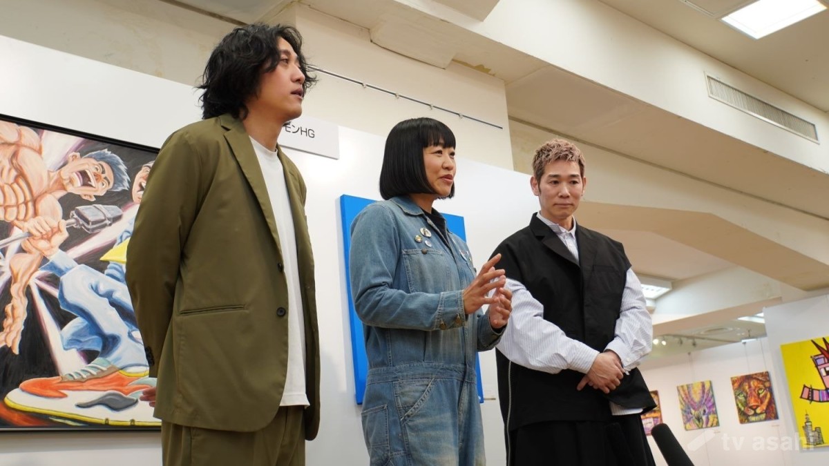 【エンタメ取材現場】レイザーラモンHG、山崎静代ら　「よしもとアートフェア」取材会