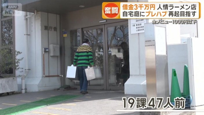 19の課から47人前の注文が