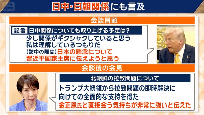 日中・日朝関係にも言及
