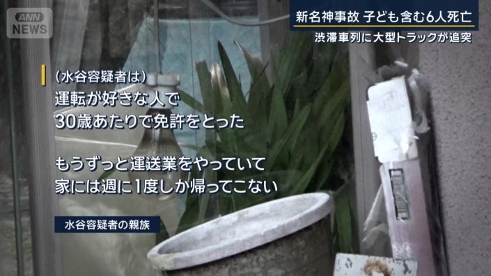 水谷容疑の親族
