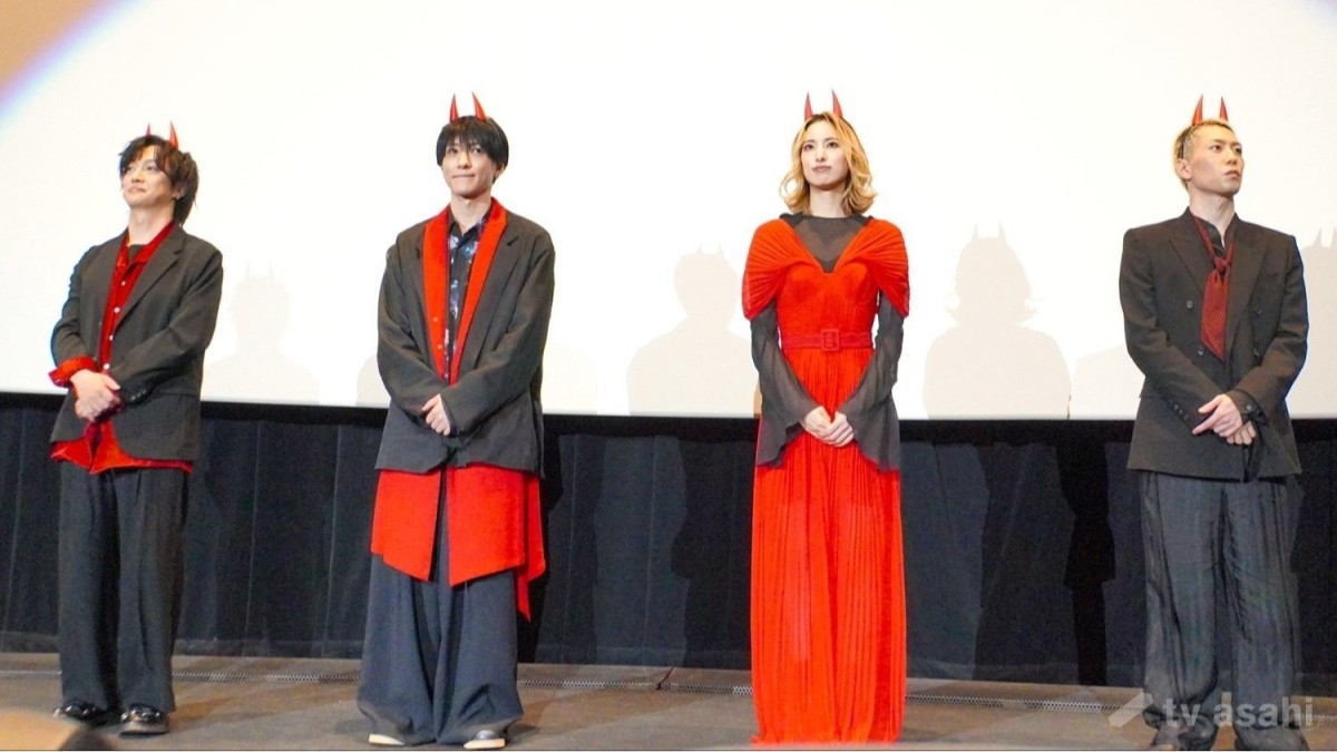 【エンタメ取材現場】柚香光、早乙女友貴、喜矢武豊、鈴木拡樹　「ゲキ×シネ『紅鬼物語』」舞台挨拶