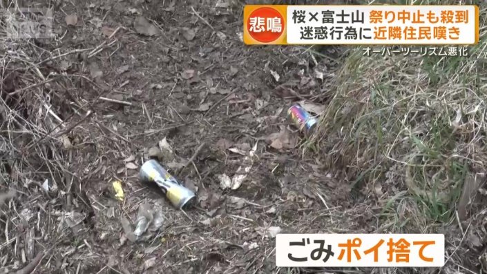 ごみのポイ捨て