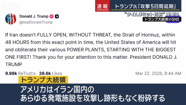 トランプ大統領のSNS