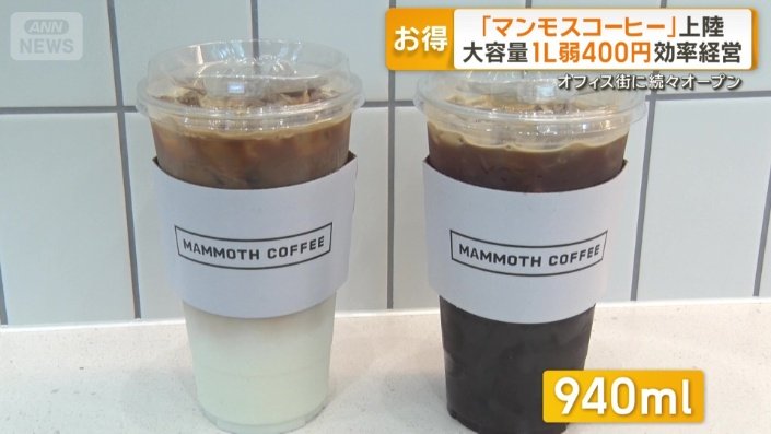 Lサイズは940ミリリットル