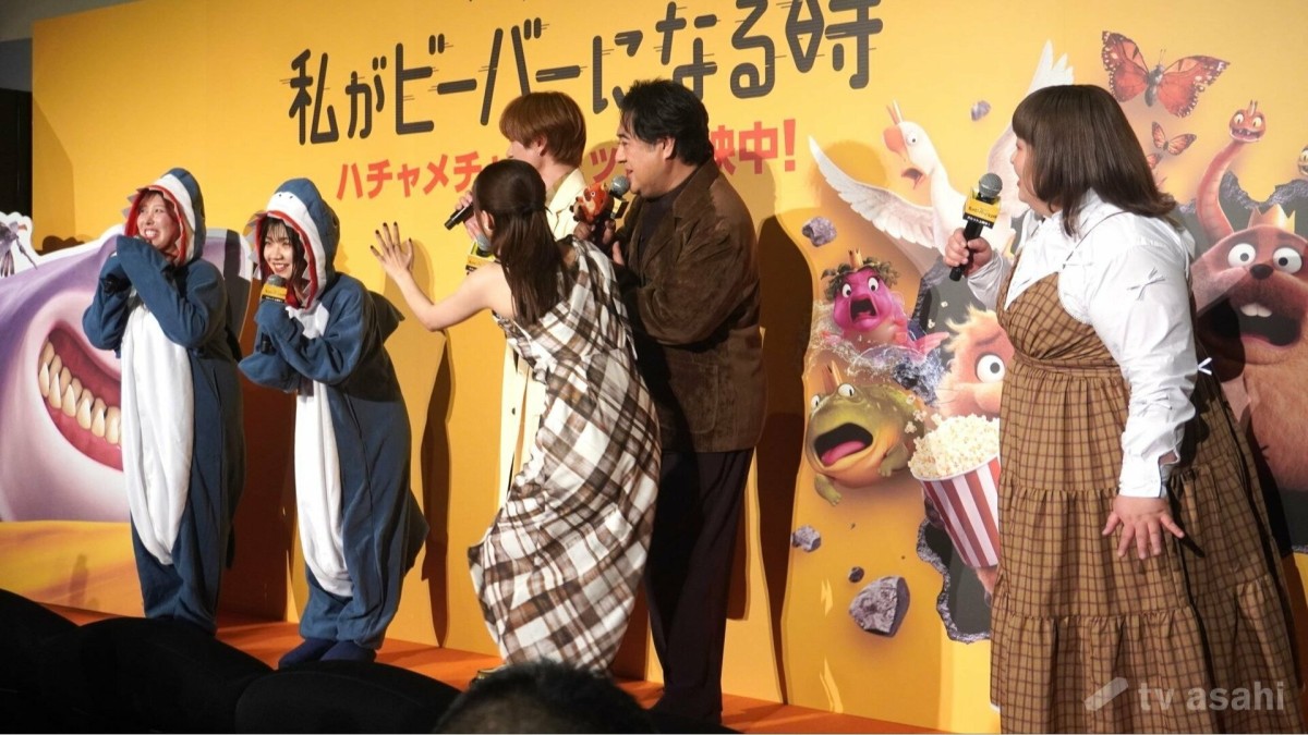 3時のヒロイン・ゆめっち＆福田麻貴がサメに扮して登場！ドッキリ成功も小手伸也がひざを痛める…