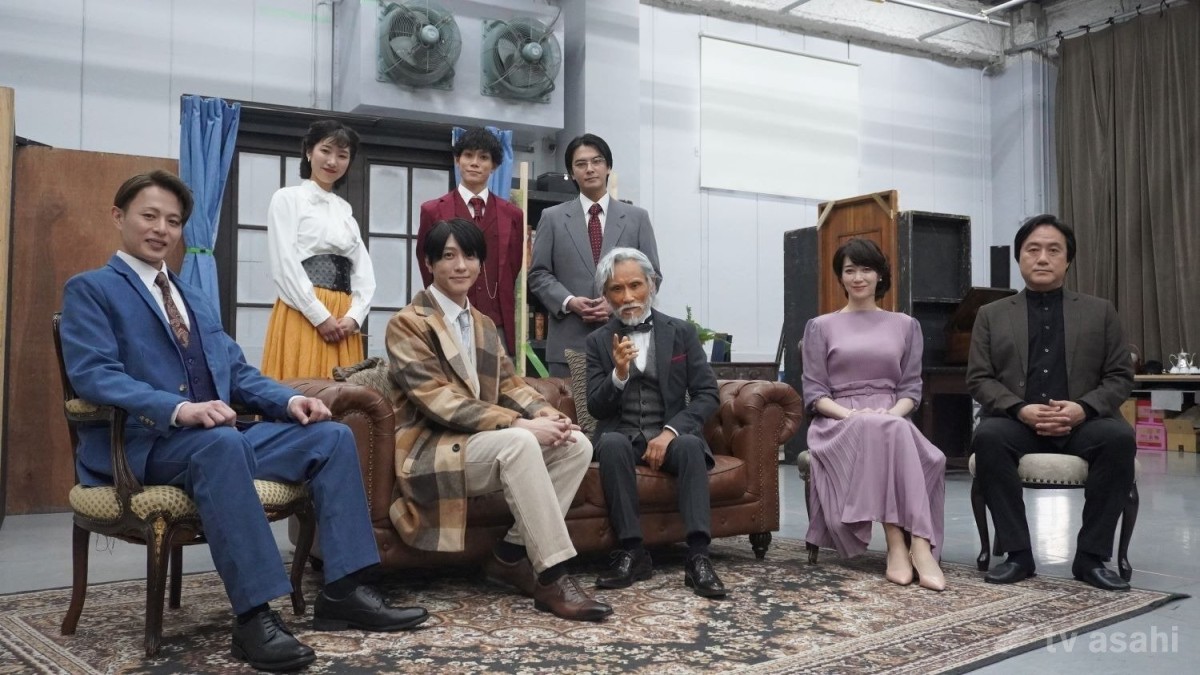 【エンタメ取材現場】片岡鶴太郎、鈴木拡樹　舞台「ブラック・コーヒー」稽古場取材会