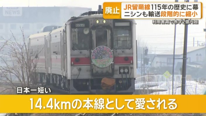 日本一短い14.4kmの本線として愛される