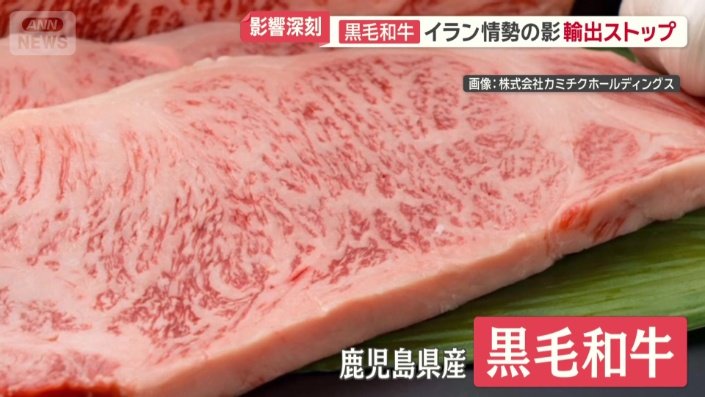 鹿児島県産の黒毛和牛