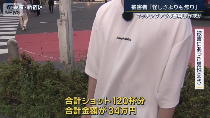 被害にあった男性