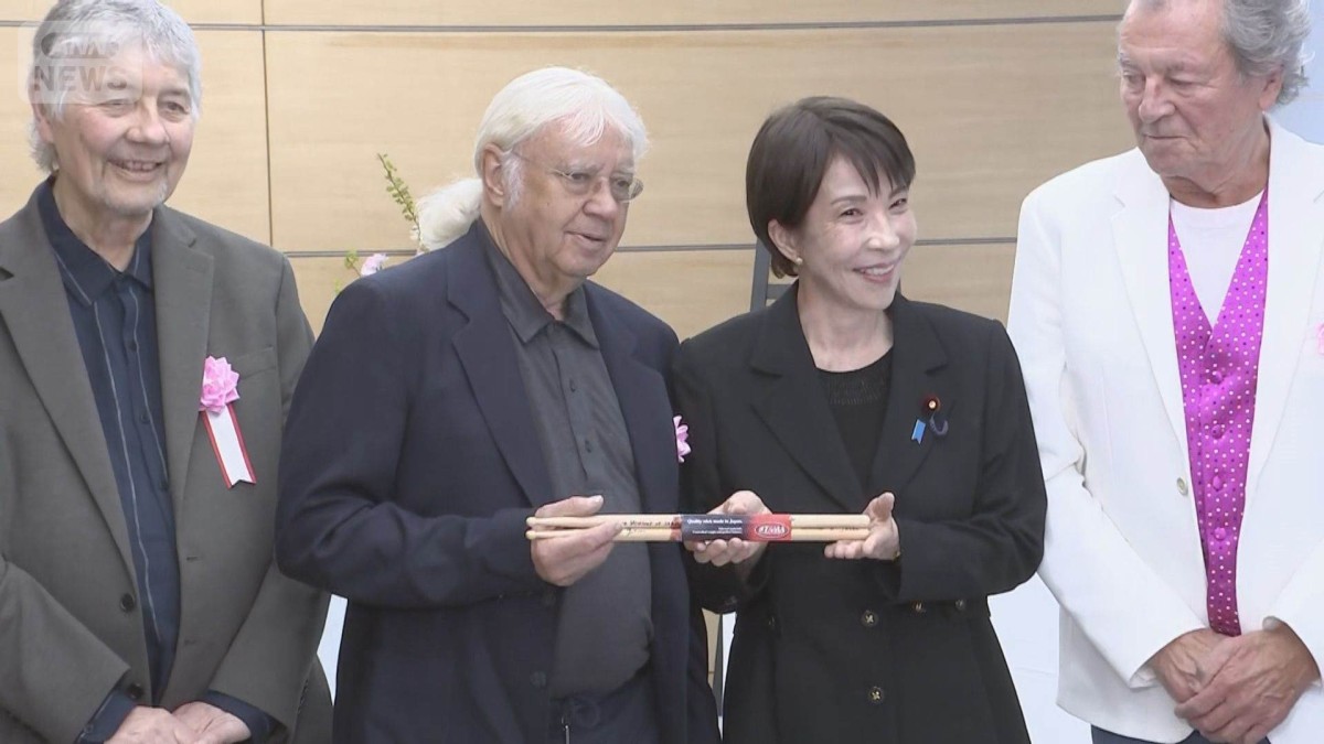 ディープ・パープルが高市総理大臣を表敬訪問「私の憧れのバンドです」