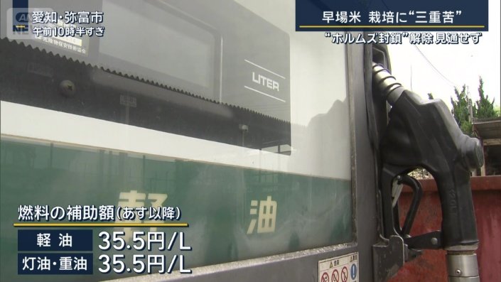 燃料の補助額