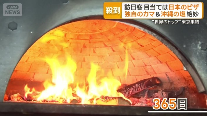 365日火を絶やさないピザ窯