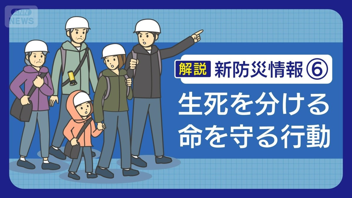 避難先はそれぞれ！覚えておきたい逃げ方【気象予報士解説】新たな防災気象情報6