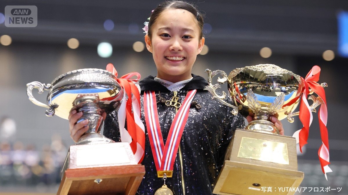 女子体操界に新星誕生　西山実沙（15）が全日本個人総合で初優勝　去年の女王・岸里奈との差は0.101