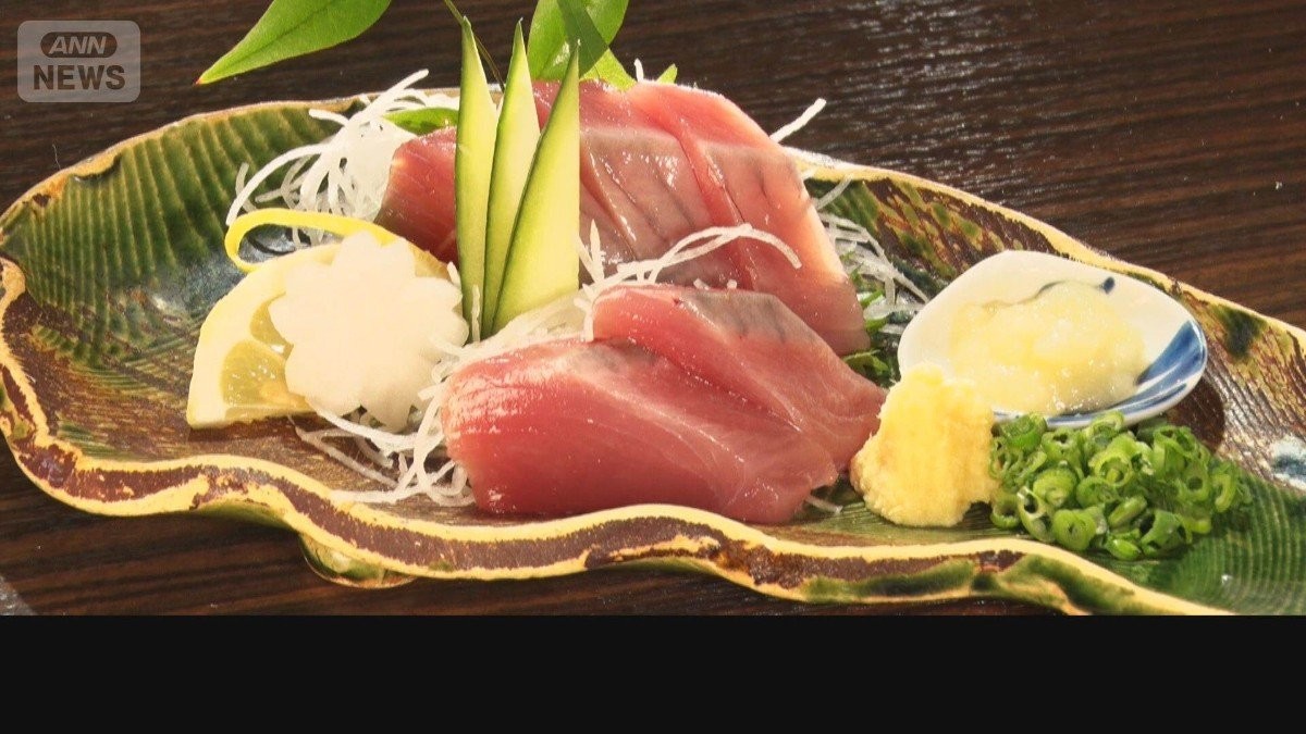 初カツオなのに脂乗り抜群　漁師「5〜6年前から変わった」　競りから3時間の絶品刺身