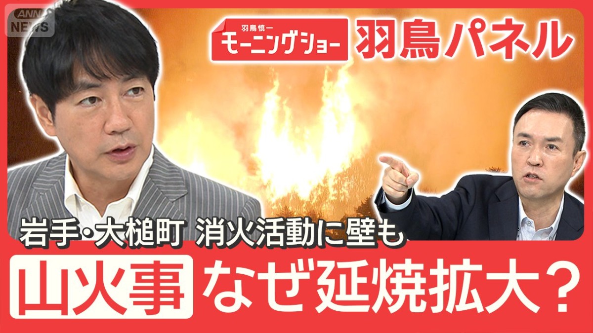 全国で頻発『大規模山火事』大槌町では延焼拡大 なぜ？鎮火後も二次災害のリスク
