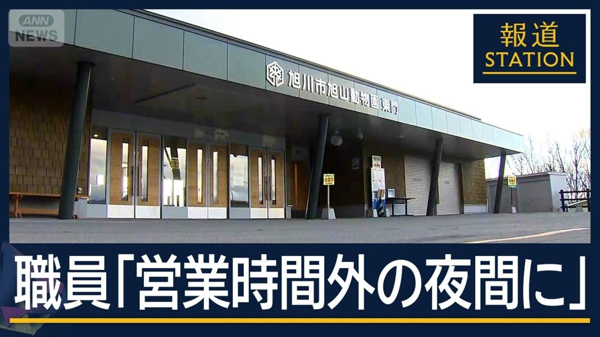 「営業時間外の夜間に」男性職員の新供述　旭山動物園で妻の遺体を遺棄か