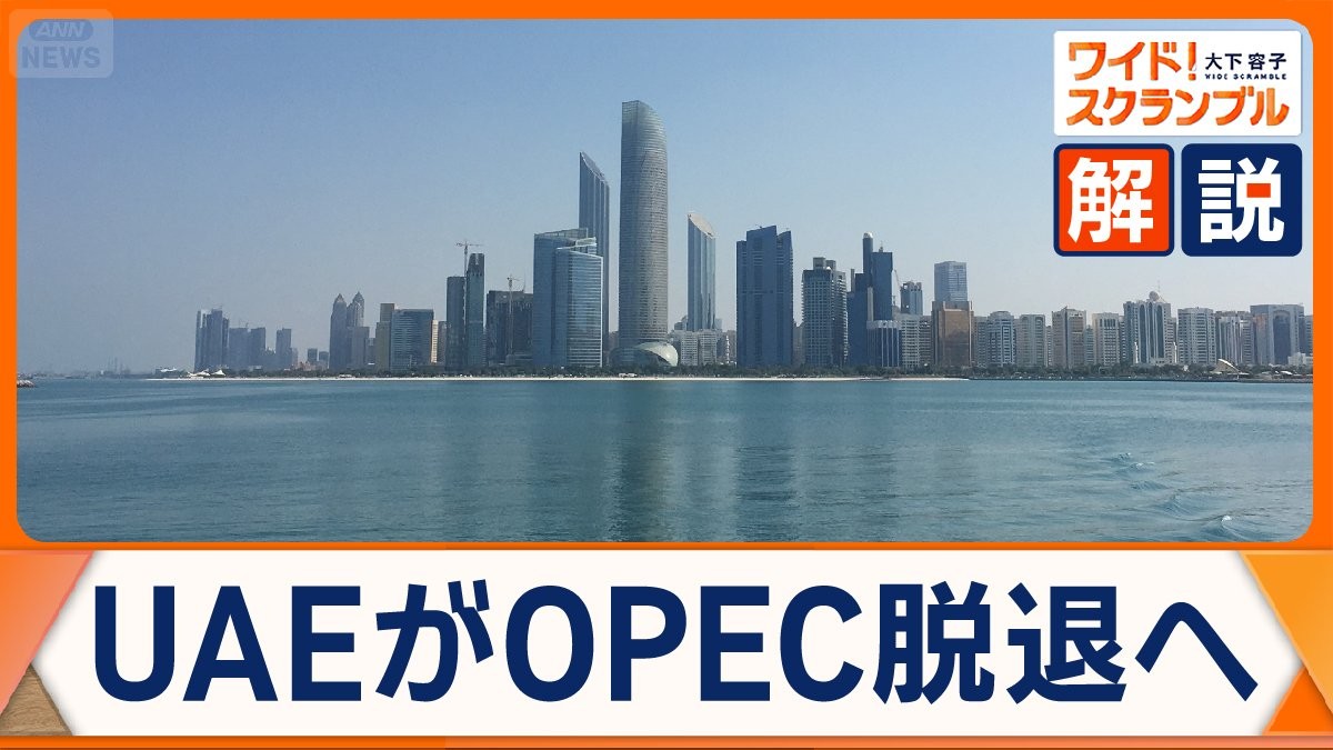 UAEがOPEC脱退表明　ホルムズ海峡の封鎖長期化の中　背景にサウジとの“対立”