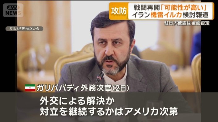 イラン　ガリババディ外務次官