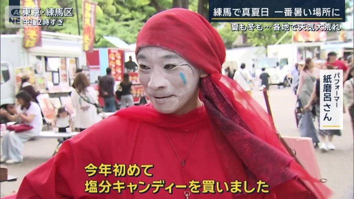 パフォーマー　紙磨呂さん