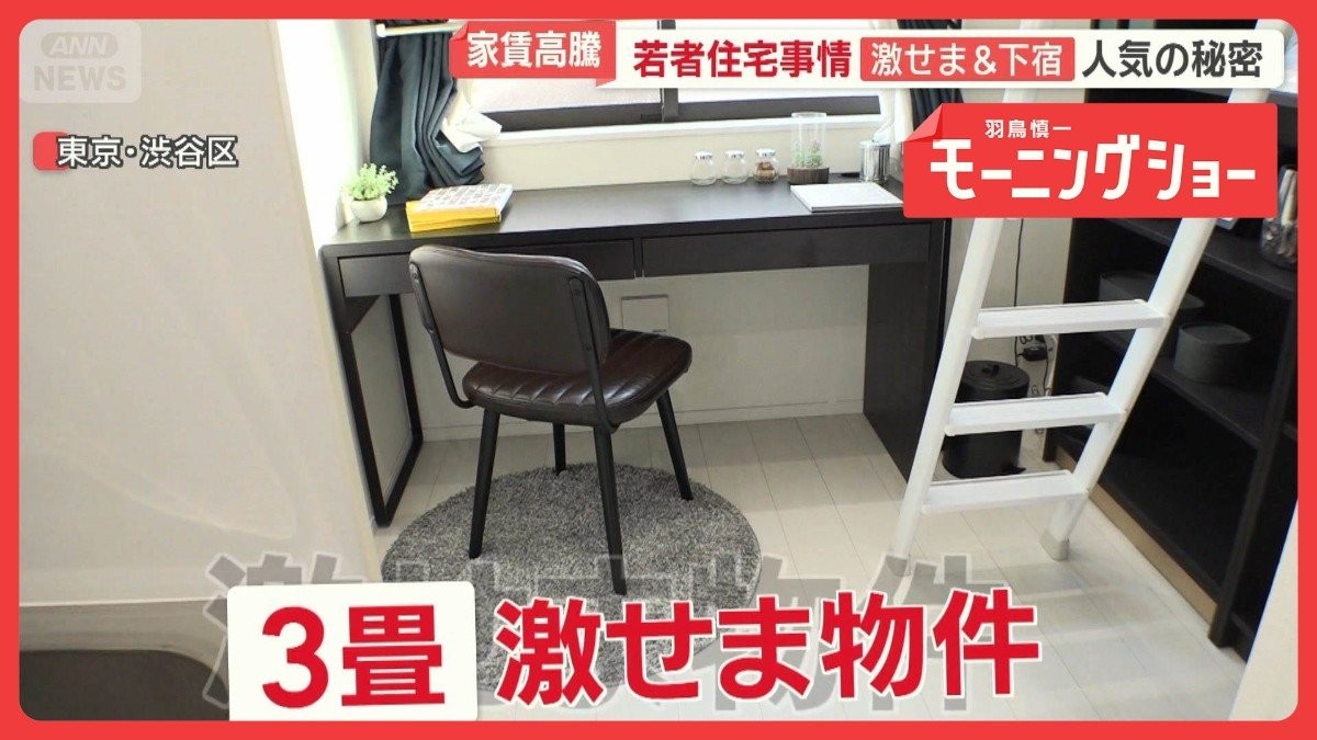 家賃高騰…若者の住宅事情　入居率99％激せま3畳　高齢者・学生が同居、令和の下宿