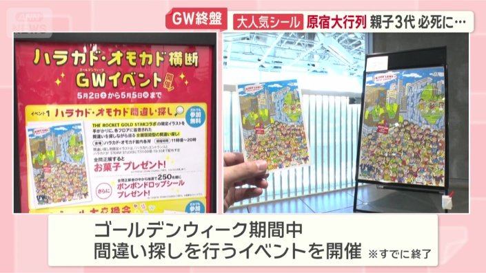 間違い探しを行うイベント
