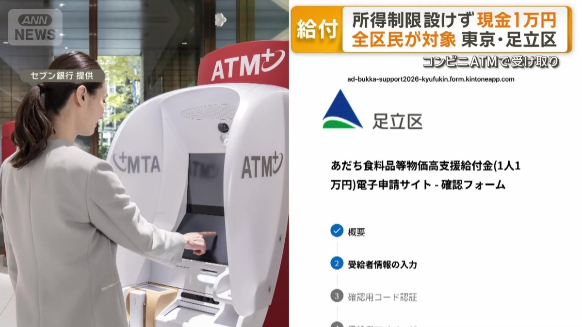 セブン銀行のATMで受け取れる仕組みを活用