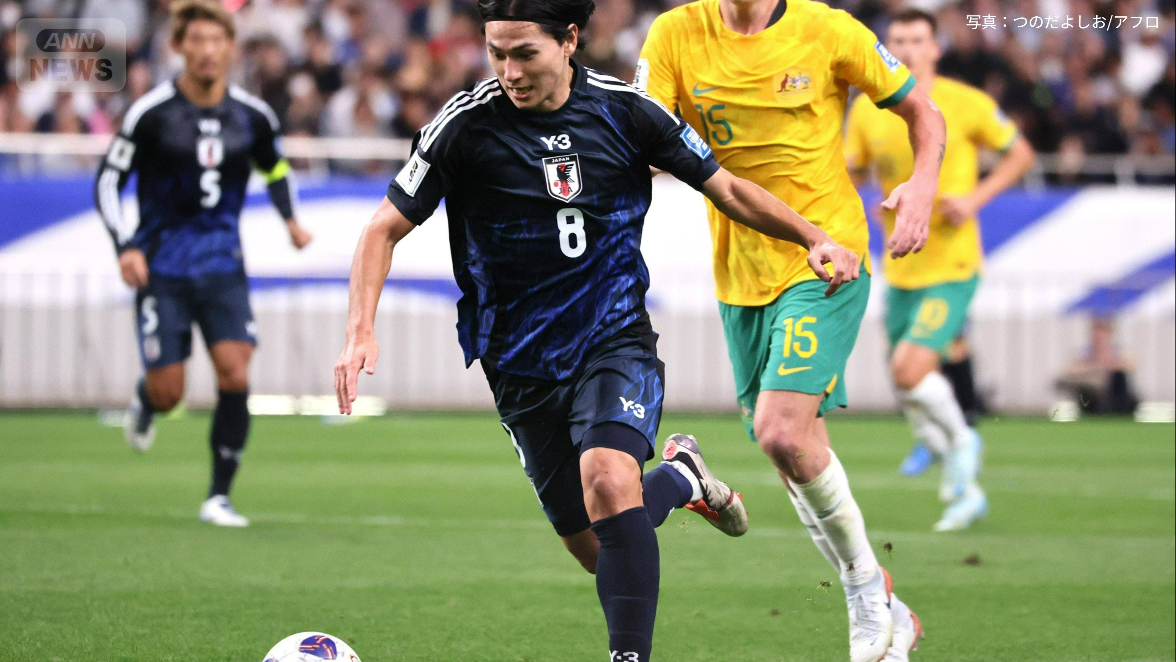 W杯アジア最終予選(2024) 敵陣に攻め込む南野