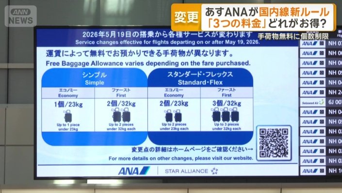 手荷物無料に個数制限