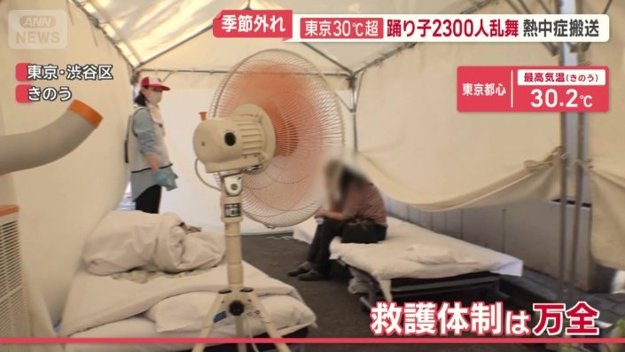 救護体制は万全