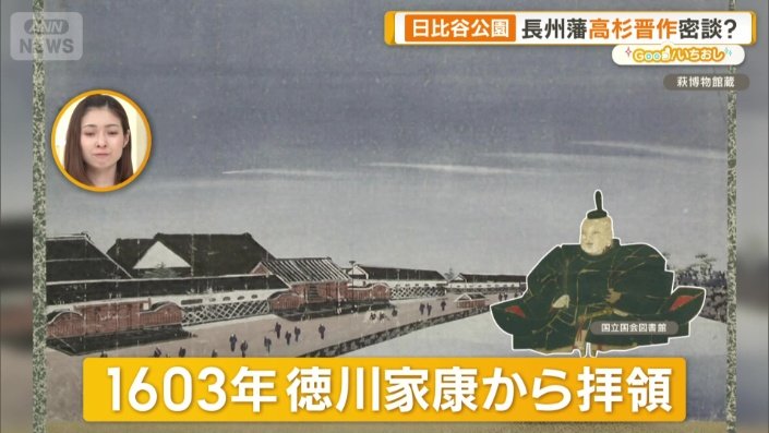 1603年徳川家康から拝領