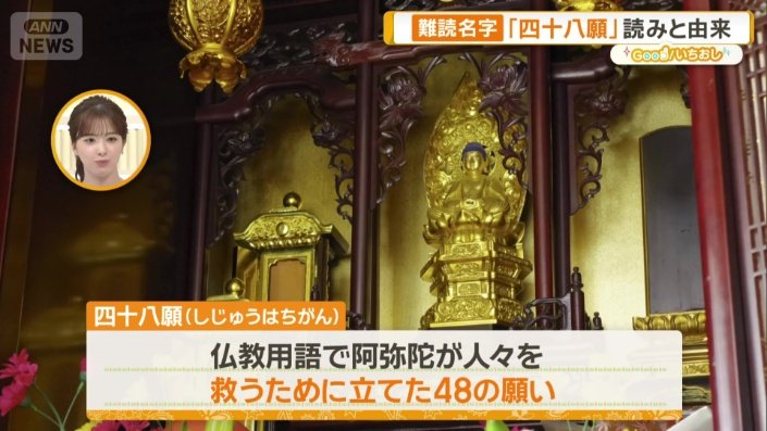 48の願いという意味の仏教用語も