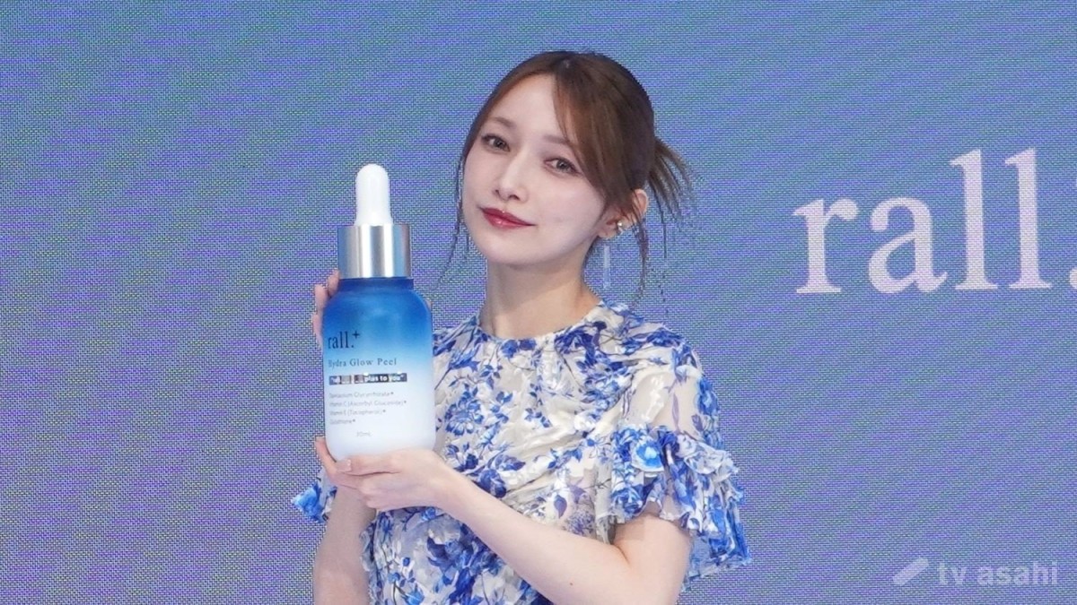 後藤真希、憧れの水光肌のために「豆腐タッチ」を実践