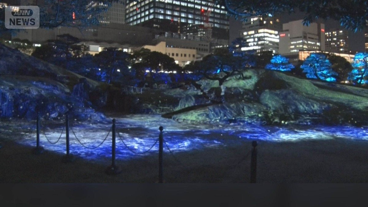 東京都心に「光り輝く庭園」出現 江戸の文化を職人芸で演出 旧芝離宮を