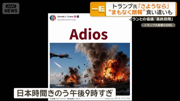 トランプ大統領が投稿した画像