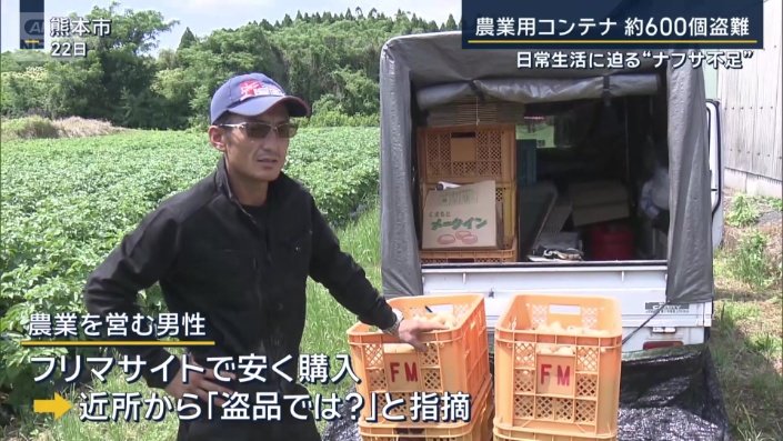 農業を営む男性