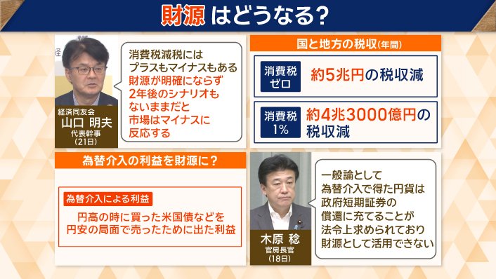 為替介入による利益活用の可能性は?