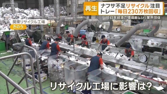 リサイクル工場に影響は？