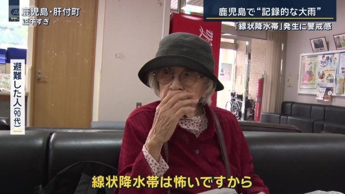 避難した人(90代)