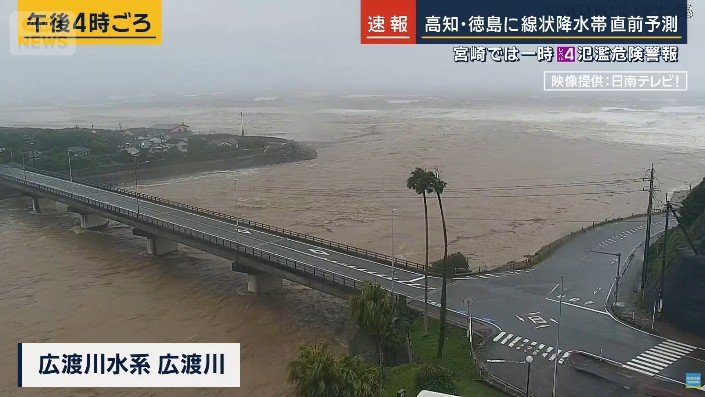 広渡川 午後4時ごろ
