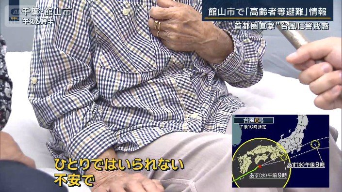 避難した人