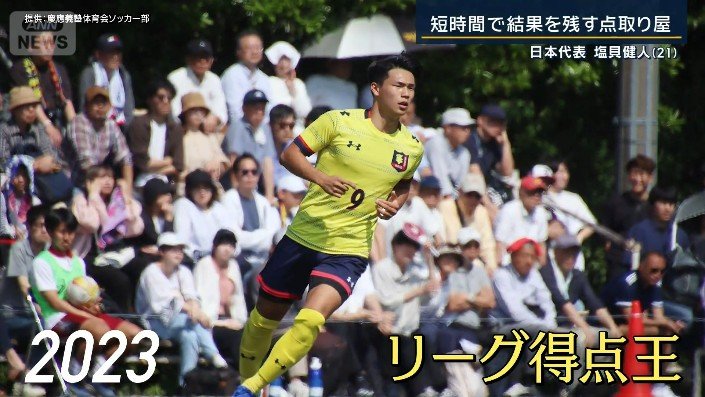 慶応大学時代の塩貝健人