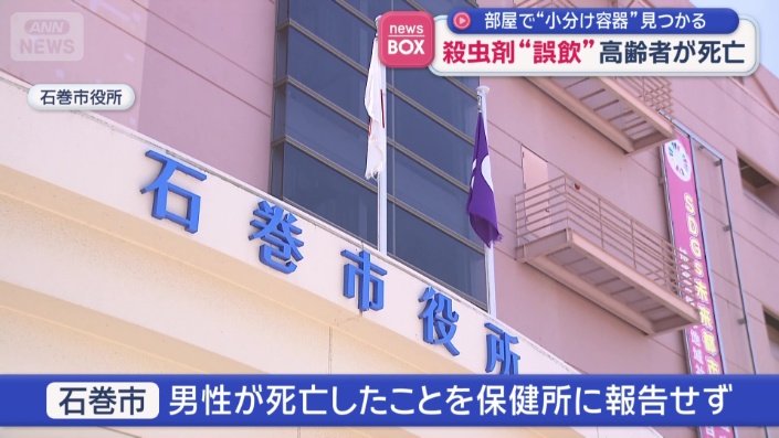 市は男性が死亡したことを保健所に報告せず