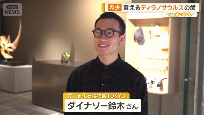 買える化石博物館TOKYO ダイナソー鈴木さん