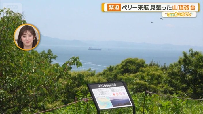 海を一望できる