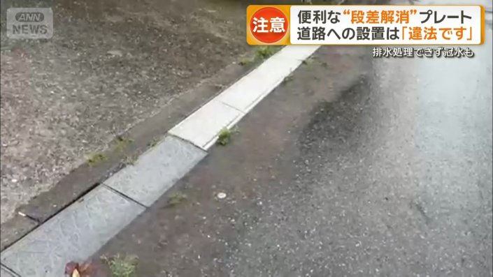 雨水の流れを止め道路冠水につながる恐れも