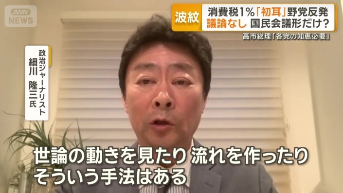 政治ジャーナリスト　細川隆三氏