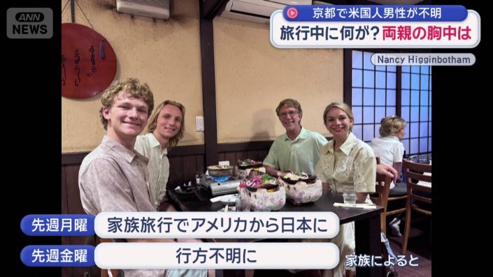 先月29日から行方不明